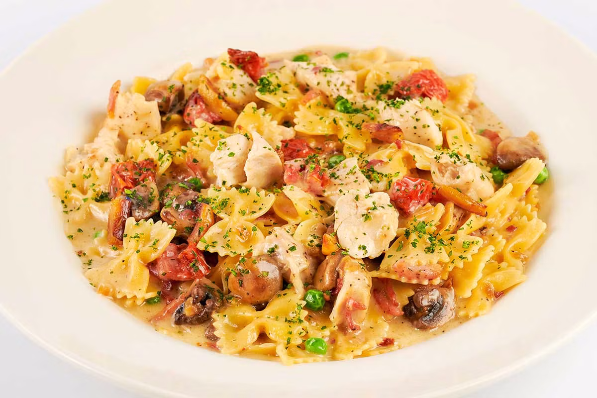 Farfalle with Chicken and Roasted Garlic - The Cheesecake Factory Menu Prices 2026